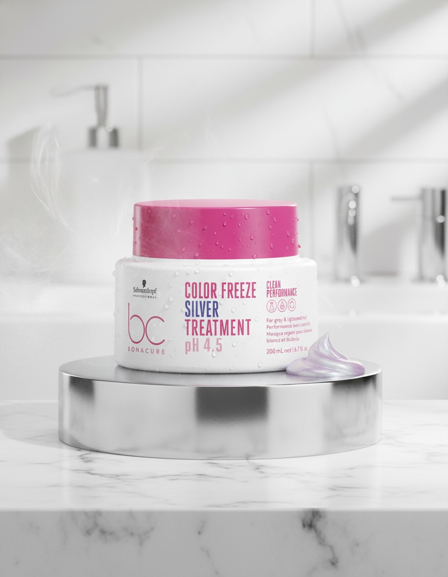 Schwarzkopf BC COLOR FREEZE silver treatment 200 ml - Afbeelding 2