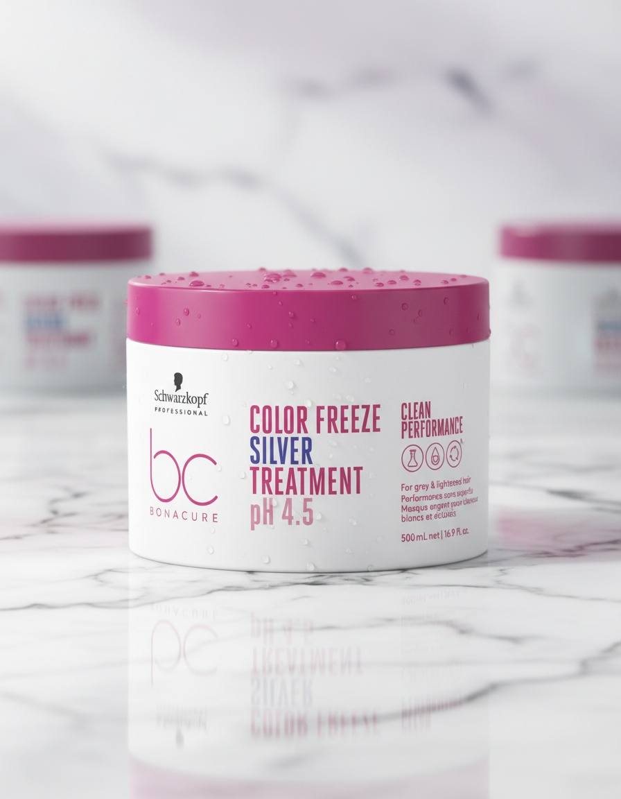 Schwarzkopf BC COLOR FREEZE silver treatment 500 ml - Afbeelding 2