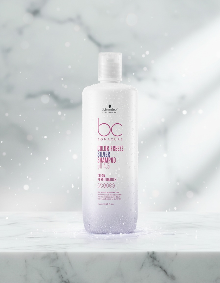 Schwarzkopf BC COLOR FREEZE silver shampoo 1000 ml - Afbeelding 2
