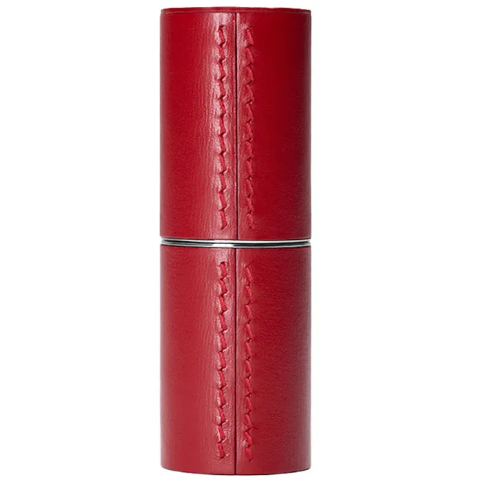 La Bouche Rouge Red Leather Lipstick Case