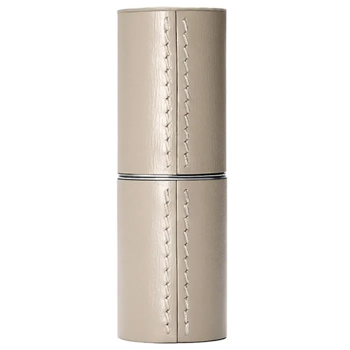 La Bouche Rouge Beige Leather Lipstick Case