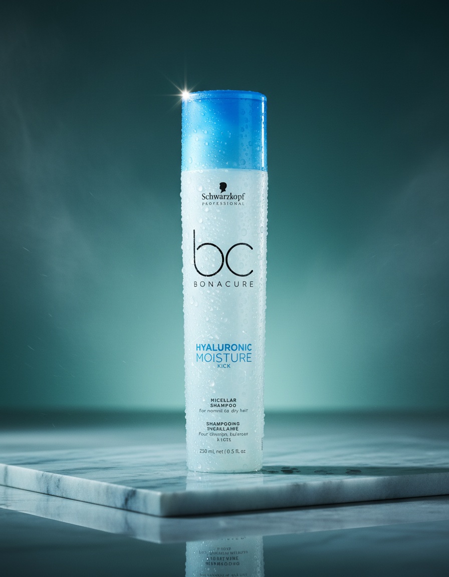 Schwarzkopf BC HYALURONIC MOISTURE KICK micellar shampoo 250 ml - Afbeelding 2