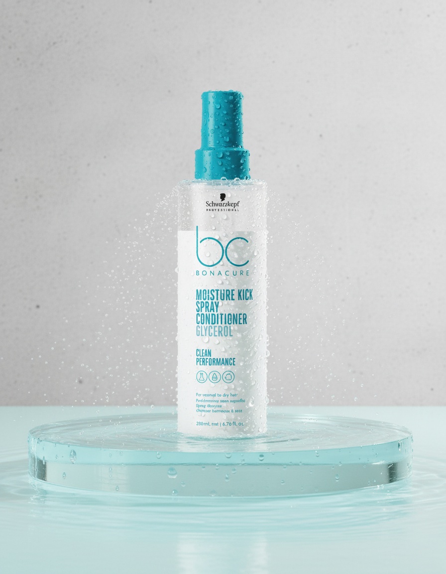 Schwarzkopf BC MOISTURE KICK spray conditioner 200 ml - Afbeelding 2