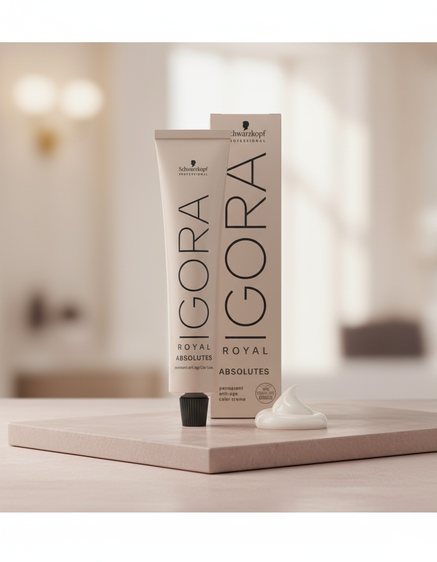 Schwarzkopf IGORA ROYAL ABSOLUTES #8-60 light blonde natural brown 60 ml - Afbeelding 2