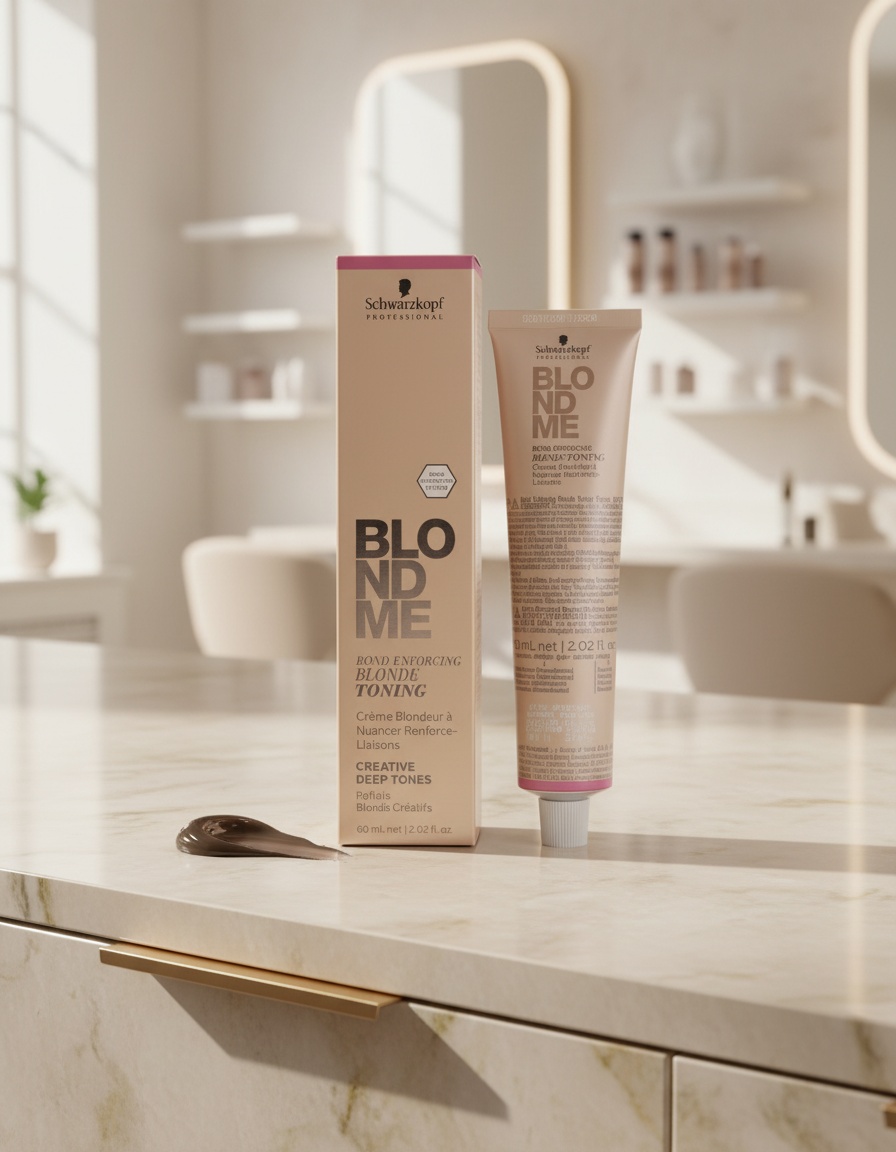 Schwarzkopf BLONDME blonde toning #deep chestnut 60 ml - Afbeelding 2