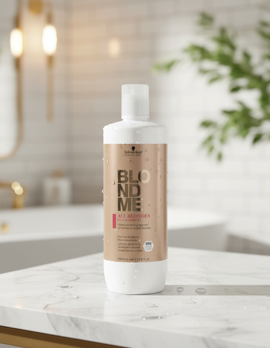 Schwarzkopf BLONDME all blondes rich shampoo 1000 ml - Afbeelding 2