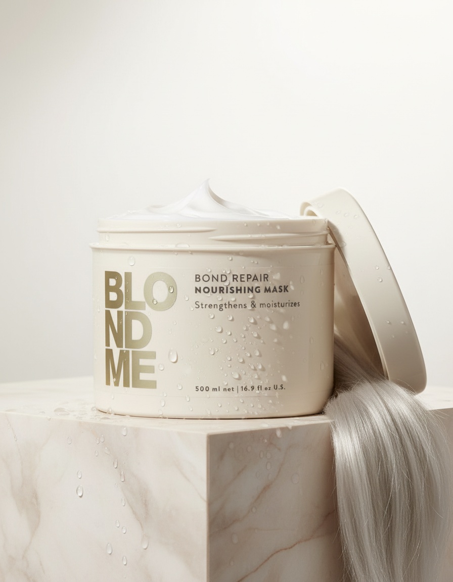 Schwarzkopf BLONDME BOND REPAIR nourishing treatment 500 ml - Afbeelding 2