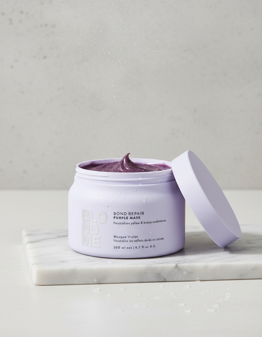 Schwarzkopf BLONDME BOND REPAIR tratamiento morado 200 ml - Afbeelding 2