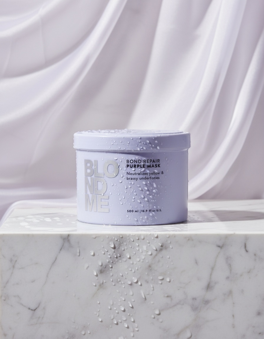 Schwarzkopf BLONDME BOND REPAIR purple treatment 500 ml - Afbeelding 2