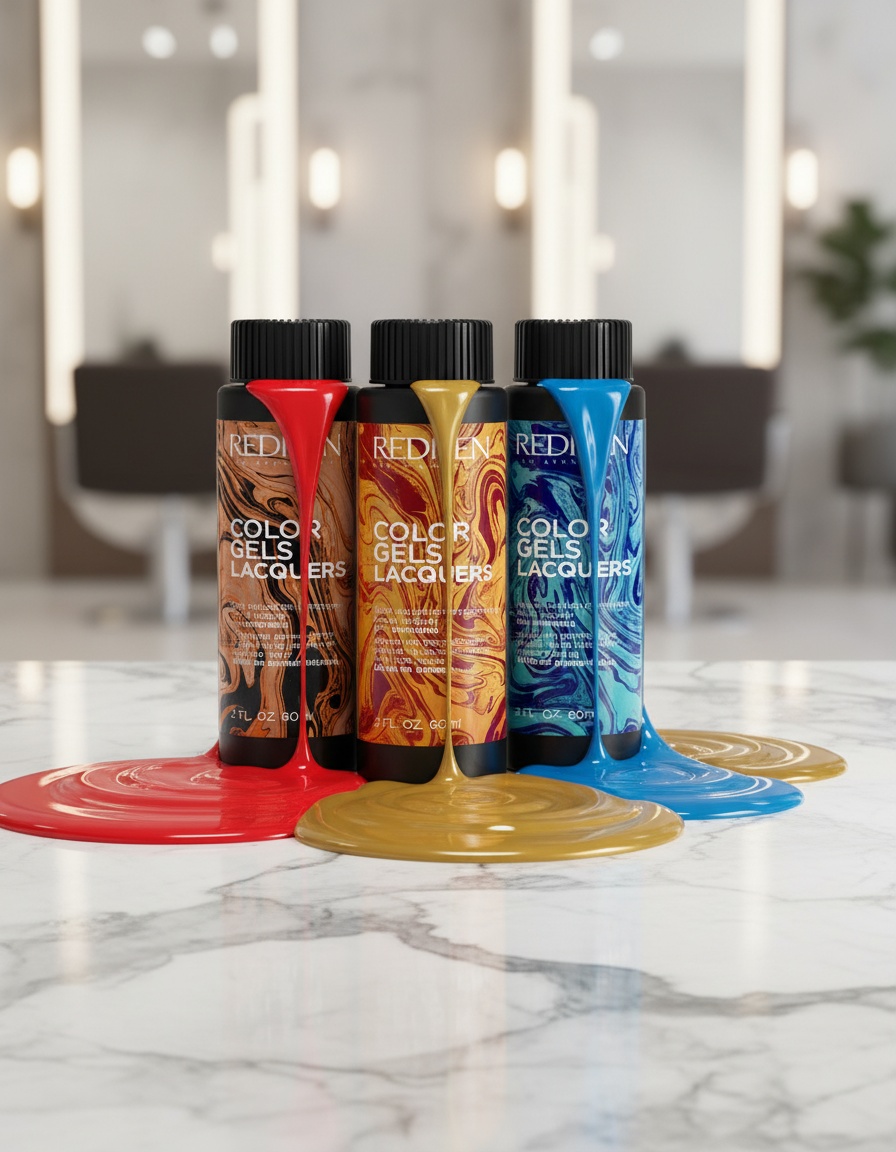 Redken COLOR GEL LACQUERS #7NN-natural cocoa powder 60 ml x 3 u - Afbeelding 2