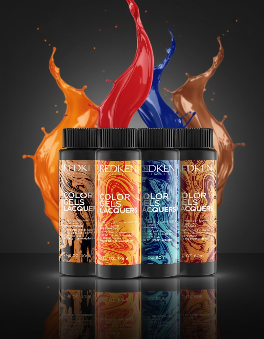 Redken COLOR GEL LACQUERS #4RR-lava 60 ml x 3 u - Afbeelding 2