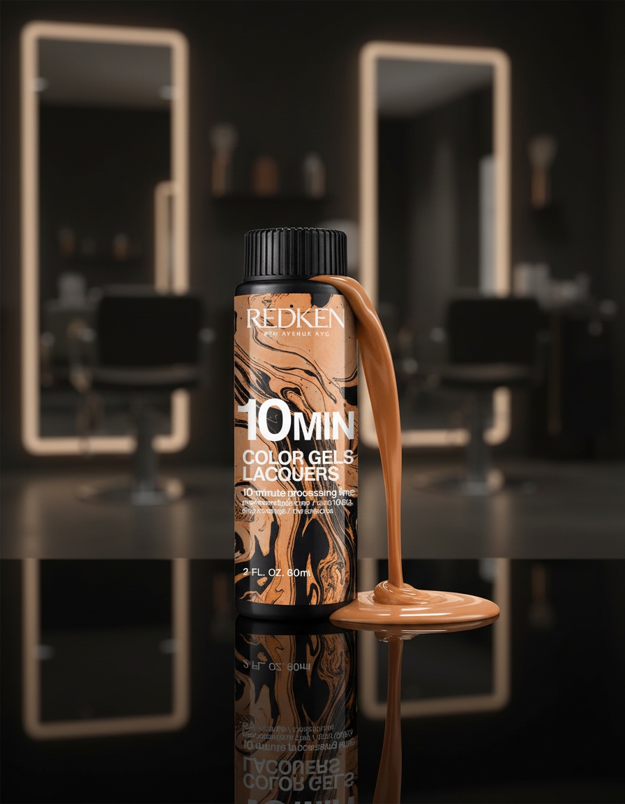 Redken COLOR GELS LACQUERS #4NN-Coffe Ground 60 ml x 3 u - Afbeelding 2