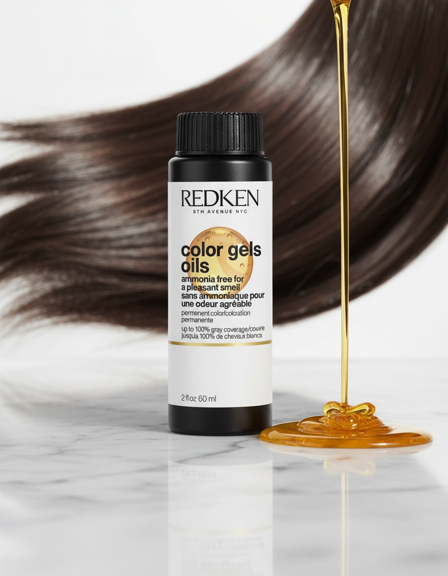 Redken COLOR GEL OILS #4N-4.0 60 ml x 3 u - Afbeelding 2