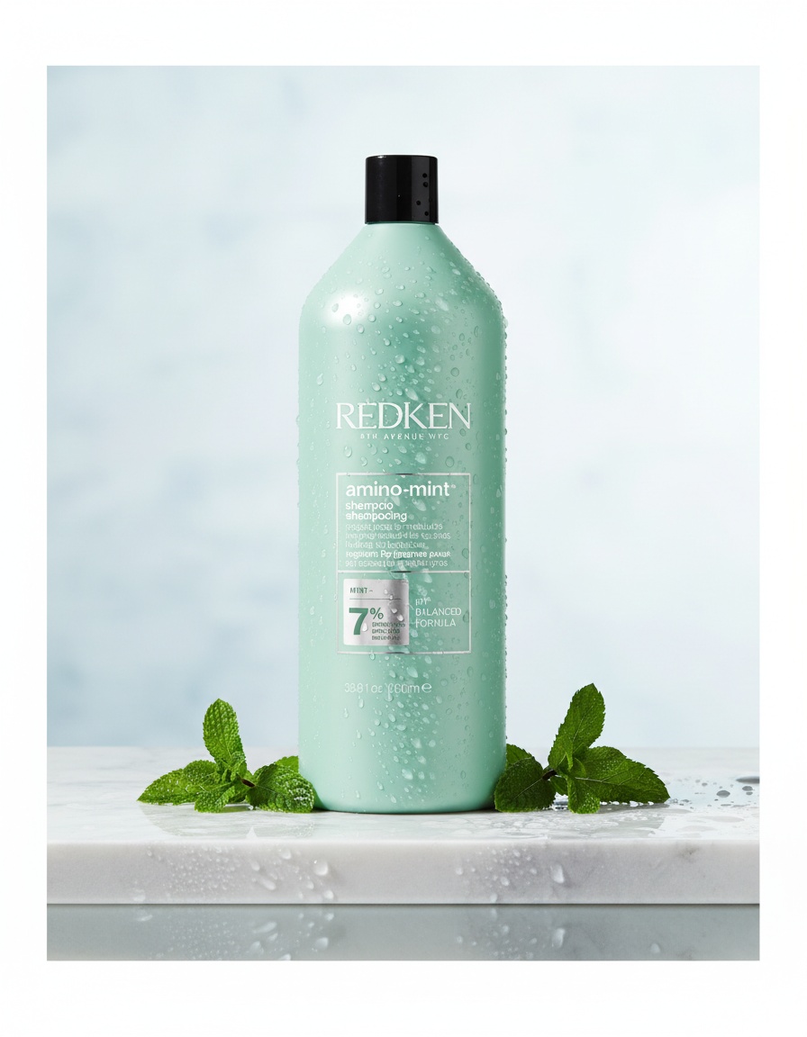 Redken AMINO MINT shampoo 1000 ml - Afbeelding 2