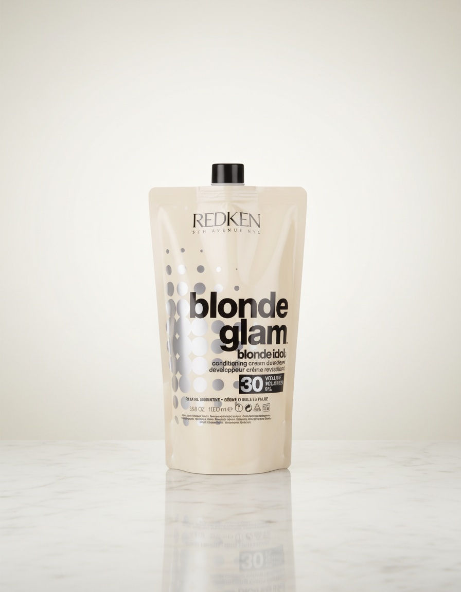 Redken BLONDE IDOL conditioning cream developer 30vol. 1000 ml - Afbeelding 3