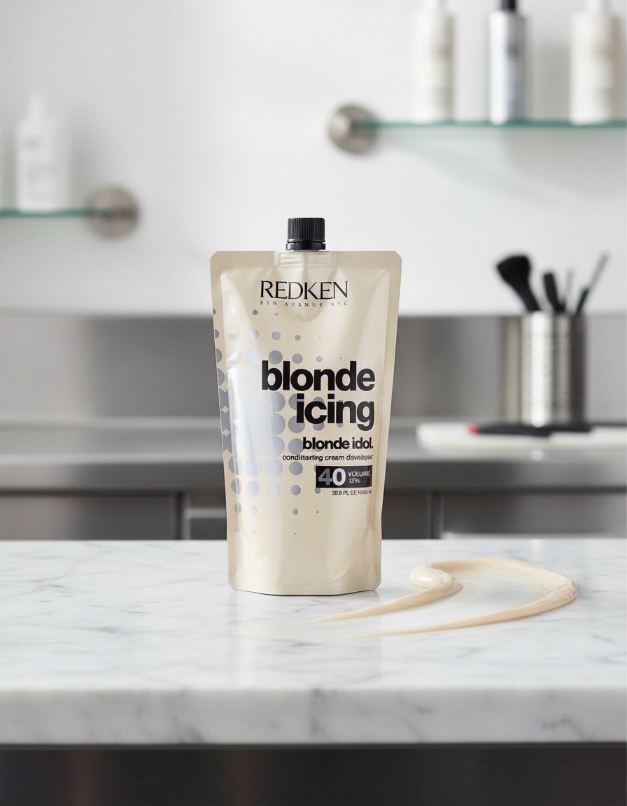 Redken BLONDE IDOL conditioning cream developer 40vol. 1000 ml - Afbeelding 3