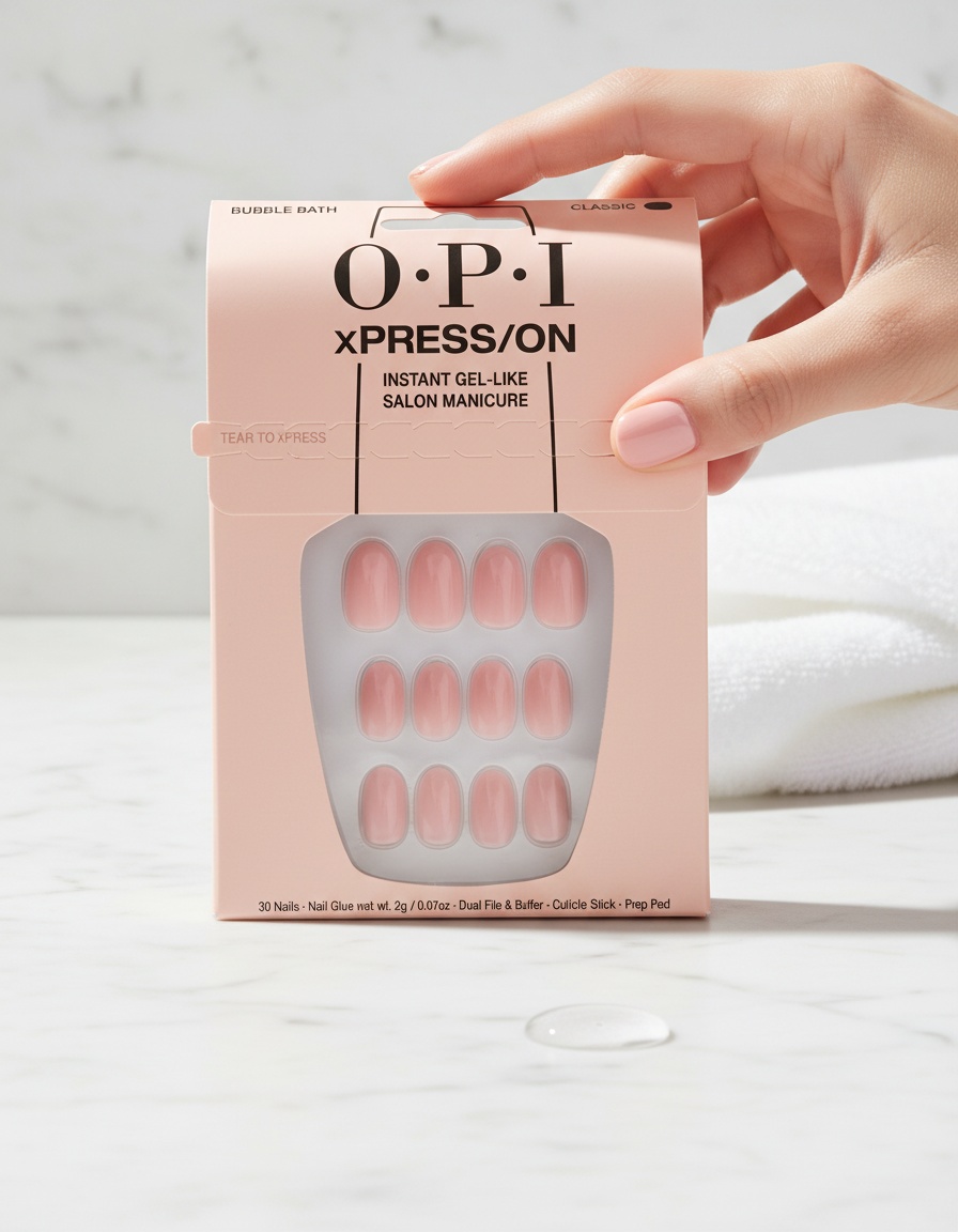 OPI xPRESS/ON Artificial Nails Iconic Shades #Bubble Bath 30 u - Afbeelding 2