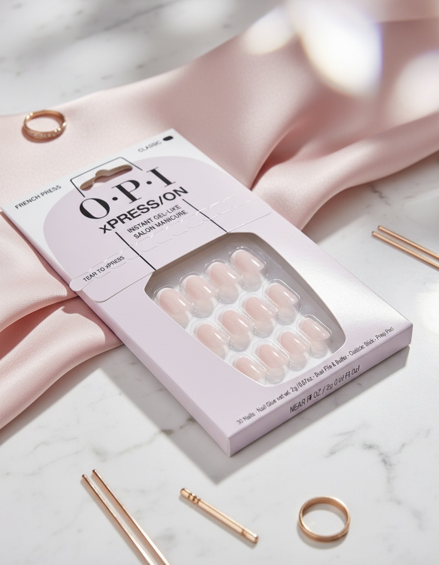 OPI xPRESS/ON Artificial Nails Nail Art #French Manicure 30 u - Afbeelding 2