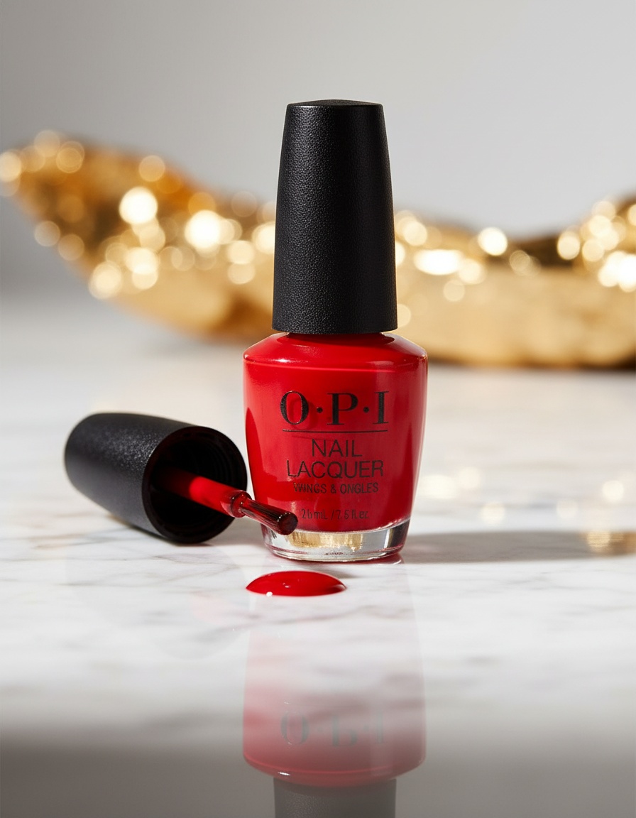 Opi NAIL LACQUER Nail polish lasting up to 7 days #Color so hot it berns 15 ml - Afbeelding 2