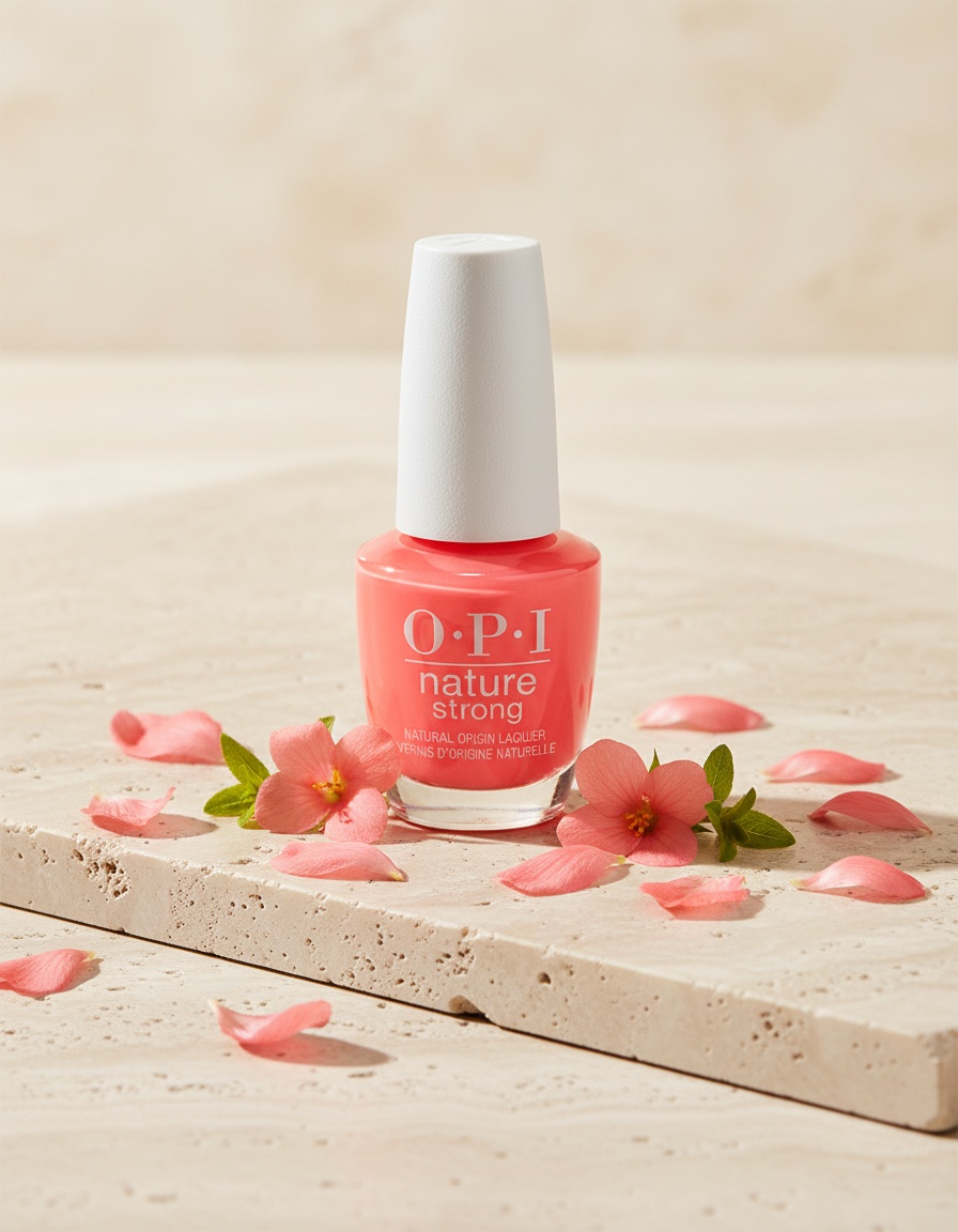 Opi NATURE STRONG Natural Origin Nail Polish #Once and Floral 15 ml - Afbeelding 2
