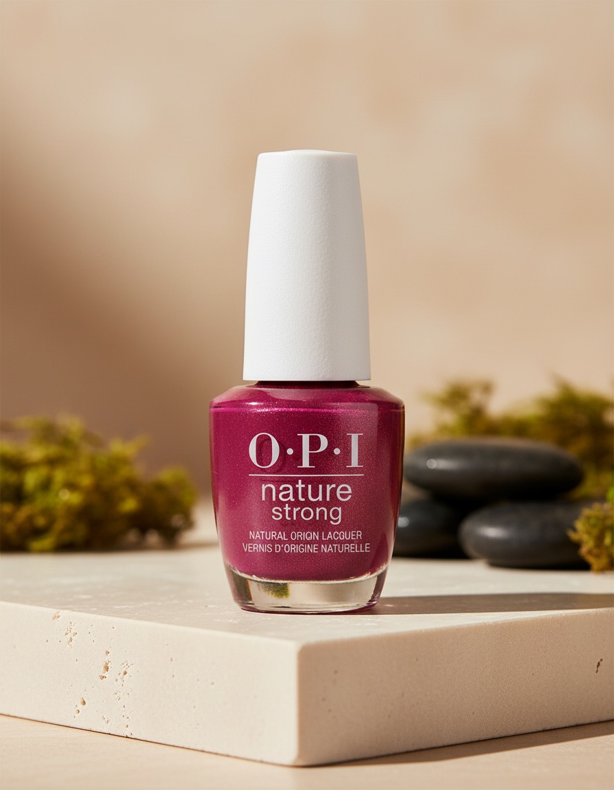 Opi NATURE STRONG Natural Origin Nail Polish #Raisin Your Voice 15 ml - Afbeelding 2