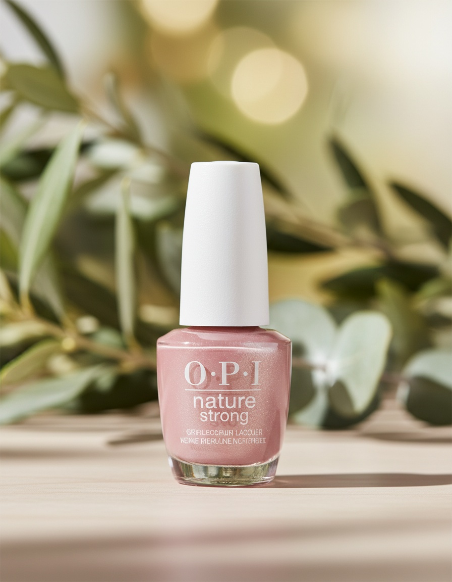 Opi NATURE STRONG Natural Origin Nail Polish #Intentions are Rose Gold 15 ml - Afbeelding 2
