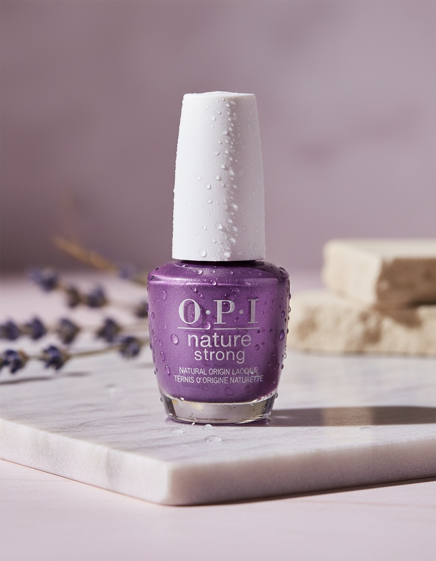 Opi NATURE STRONG Natural Origin Nail Polish #Achieve Grapeness 15 ml - Afbeelding 2