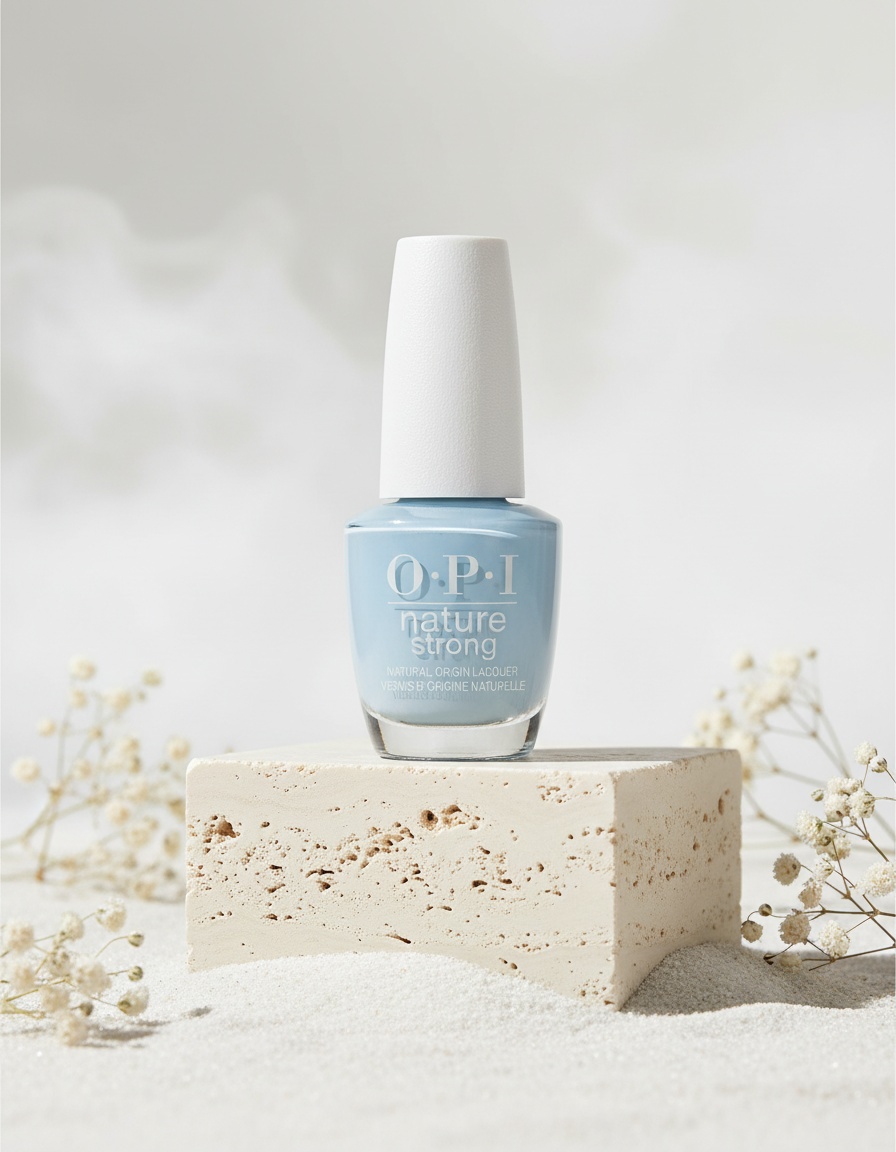 Opi NATURE STRONG Natural Origin Nail Polish #Big Bluetiful Planet 15 ml - Afbeelding 2
