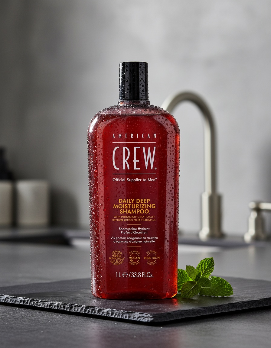 American crew DAILY MOISTURIZING shampoo 1000 ml - Afbeelding 2