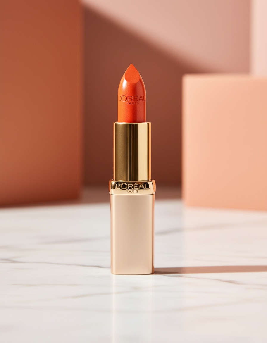 L'orÉal paris COLOR RICHE lipstick #163-orange magique 4.2 gr - Afbeelding 2