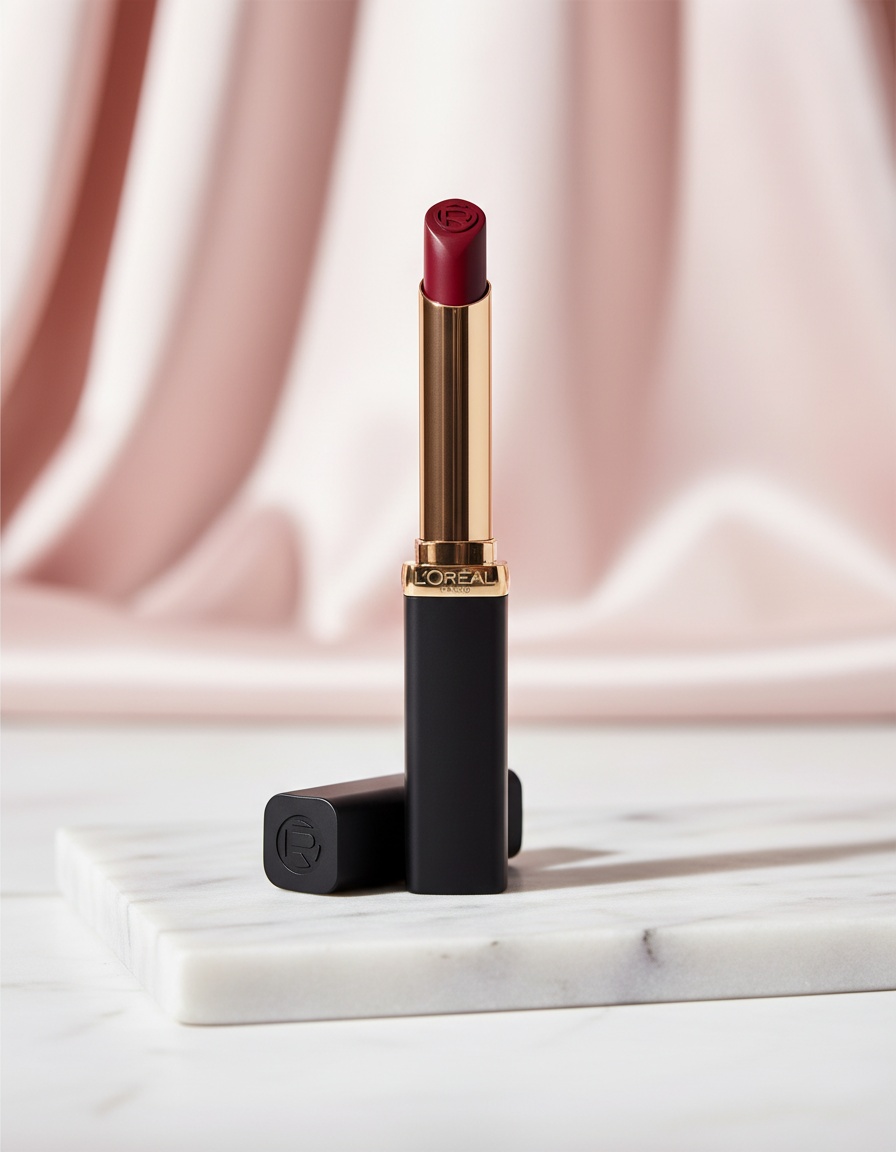 L'orÉal paris COLOR RICHE intense volume matte lipstick #1990s-Le Bordeaux 26 gr - Afbeelding 2