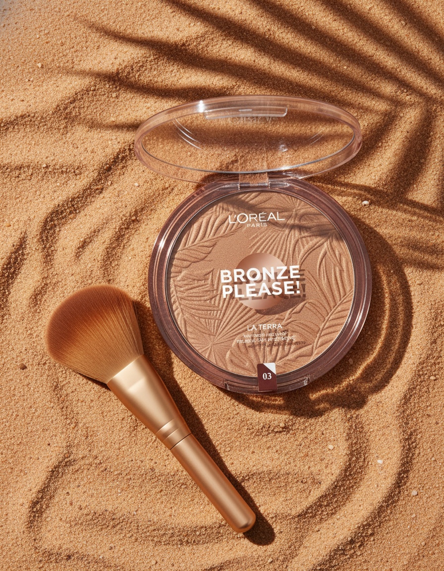 L'orÉal paris BRONZE PLEASE! la terra #03-medium caramel - Afbeelding 2