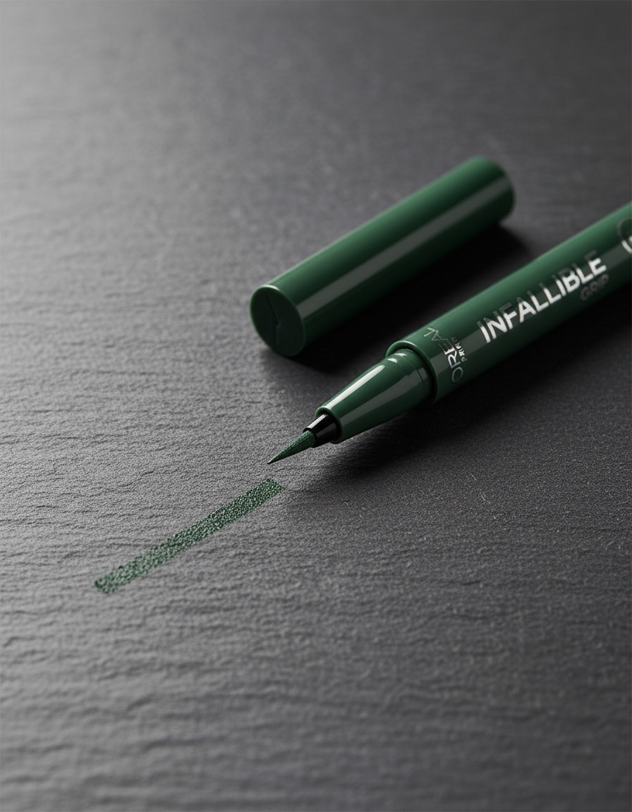 L'orÉal paris INFAILIBLE GRIP 36H micro-fine eyeliner #05 sage green 0,4 gr - Afbeelding 2