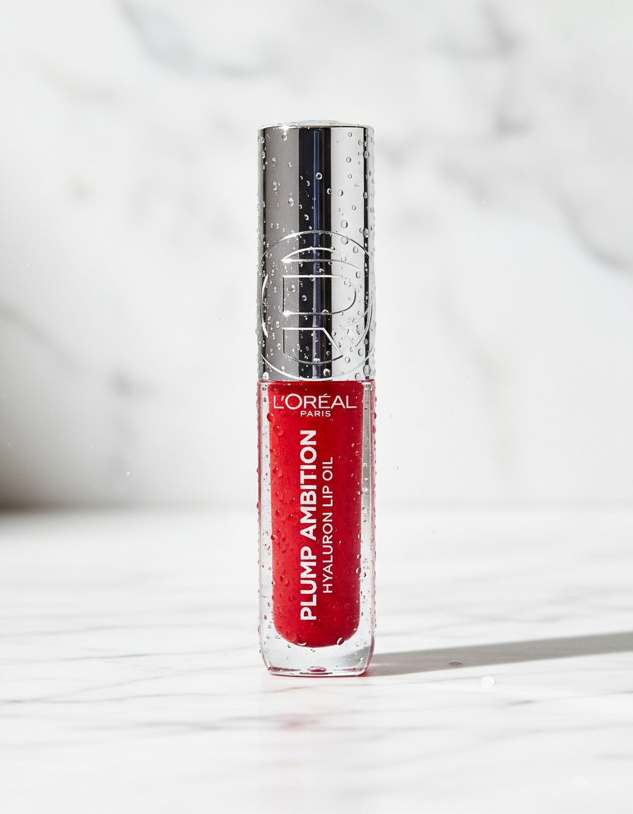 L'orÉal paris PLUMP AMBITION Volumizing Lip Oil #380-Rouge in Love 5 ml - Afbeelding 2