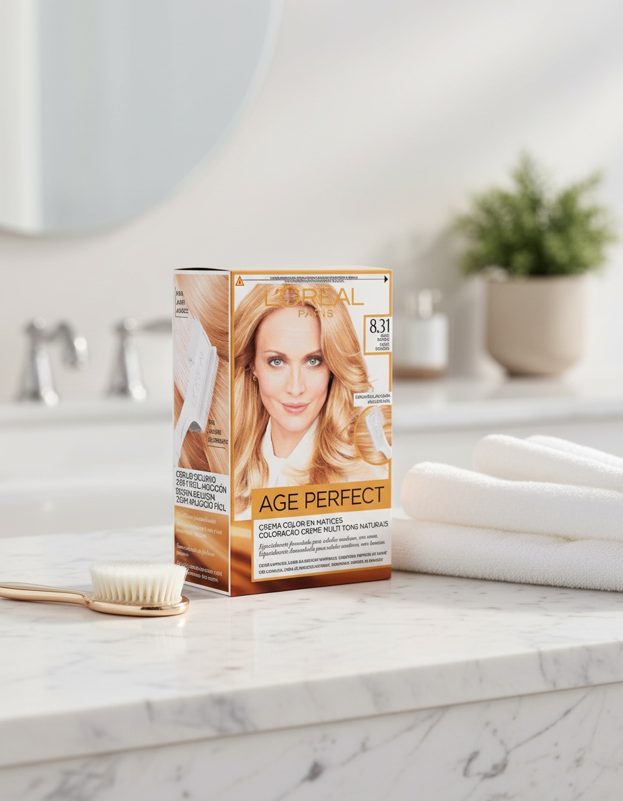 L'orÉal paris EXCELLENCE AGE PERFECT tint #8.31 golden blonde 1 u - Afbeelding 2