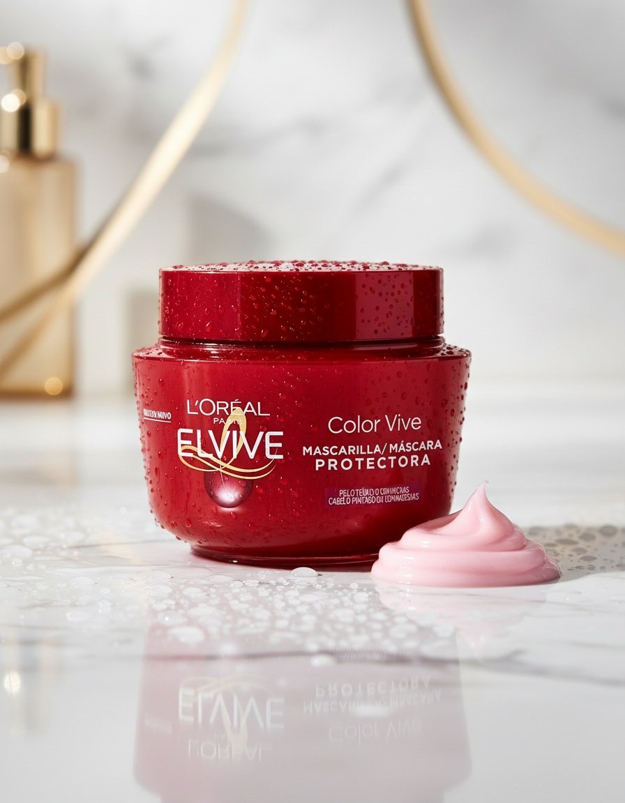 L'orÉal paris ELVIVE COLOR-VIVE protective mask 300 ml - Afbeelding 2