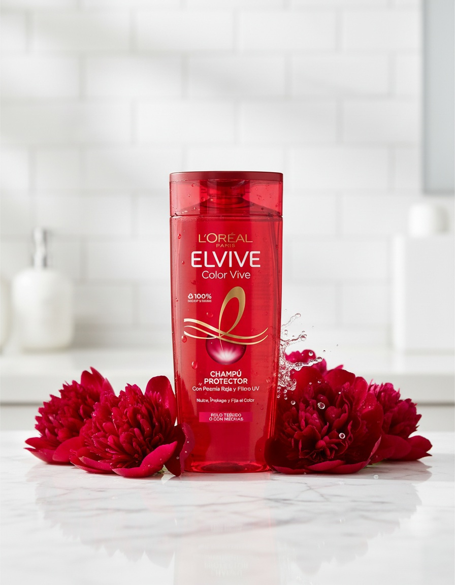 L'orÉal paris ELVIVE color-vive champú protector 370 ml - Afbeelding 2