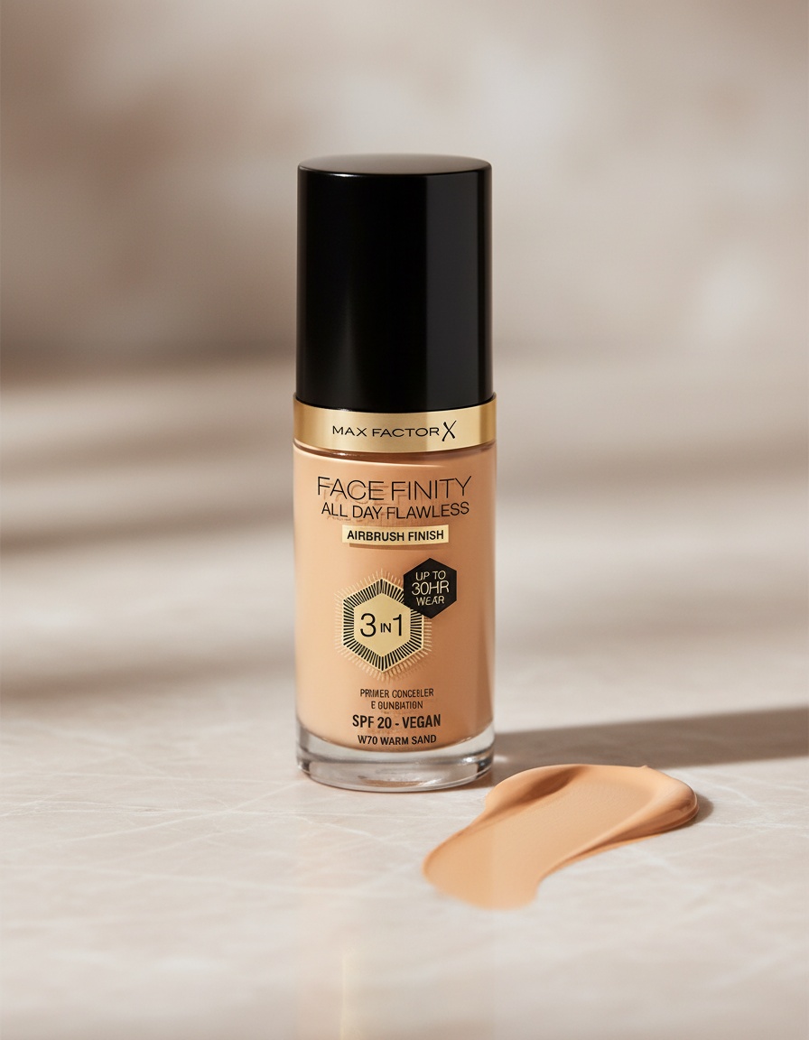 Max factor FACEFINITY 3IN1 primer, concealer & foundation #70-warm sand 30 ml - Afbeelding 2