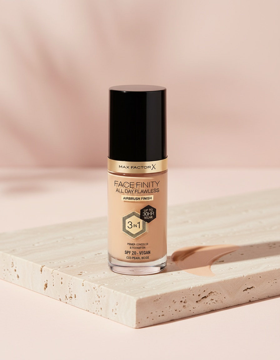 Max factor FACEFINITY 3IN1 primer, concealer & foundation #35-pearl beige 30 ml - Afbeelding 2