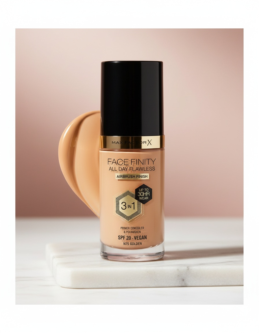 Max factor FACEFINITY 3IN1 primer, concealer & foundation #75-golden 30 ml - Afbeelding 2