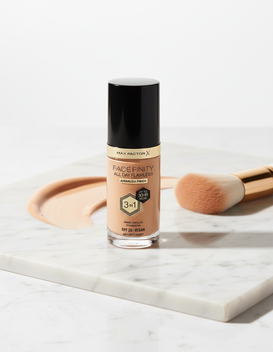 Max factor FACEFINITY 3IN1 primer, concealer & foundation #77-soft honey 30 ml - Afbeelding 2