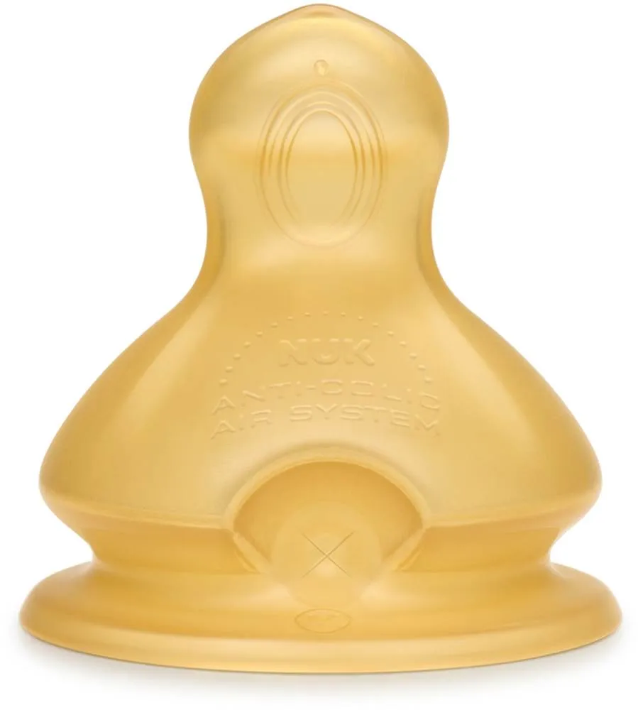 Tetina Ancha Alimento First Choice Talla 1 L Latex 2 Unidades Nuk