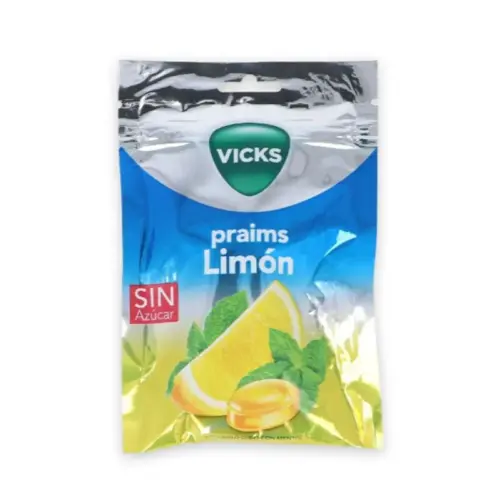 Vicks Lemon Hard Candy with Menthol 1 Bag 72g