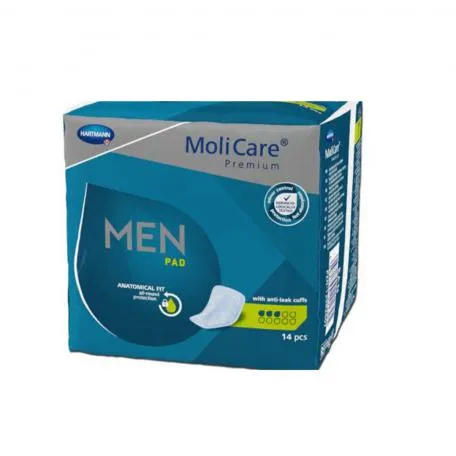 Hartmann Premium Men Pad 3 Gotas Protector Masculino 14 Unidades Molicare