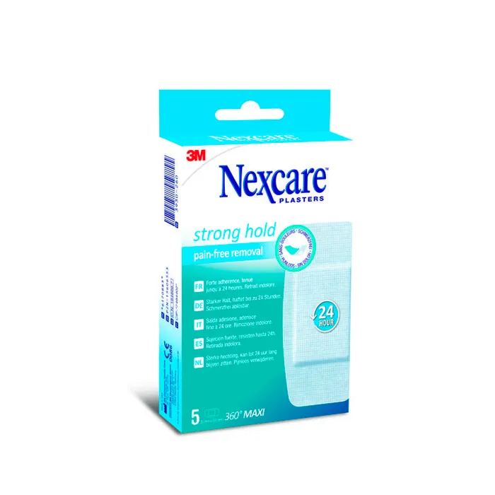 Nexcare Sensitive 360º Maxi 5 Silicone Plasters 50mm x 100mm