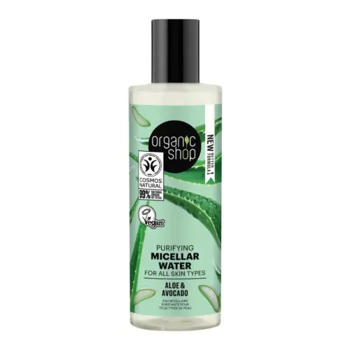 Organic Shop Aloe Agua Micelar Purificante Todo Tipo De Pieles 150ml