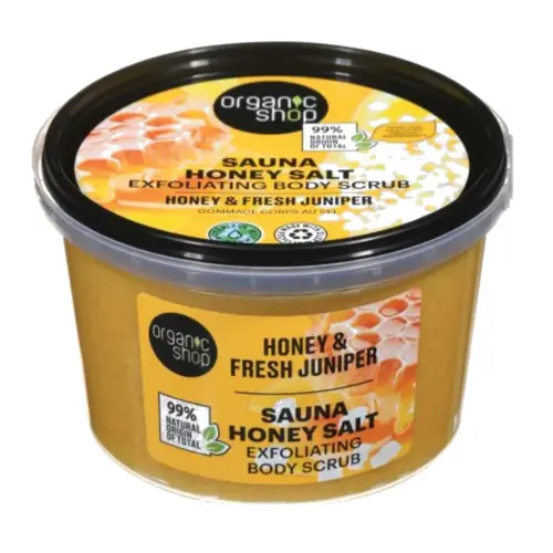 Organic Shop Sauna Exfoliante Corporal Sal Miel 250ml