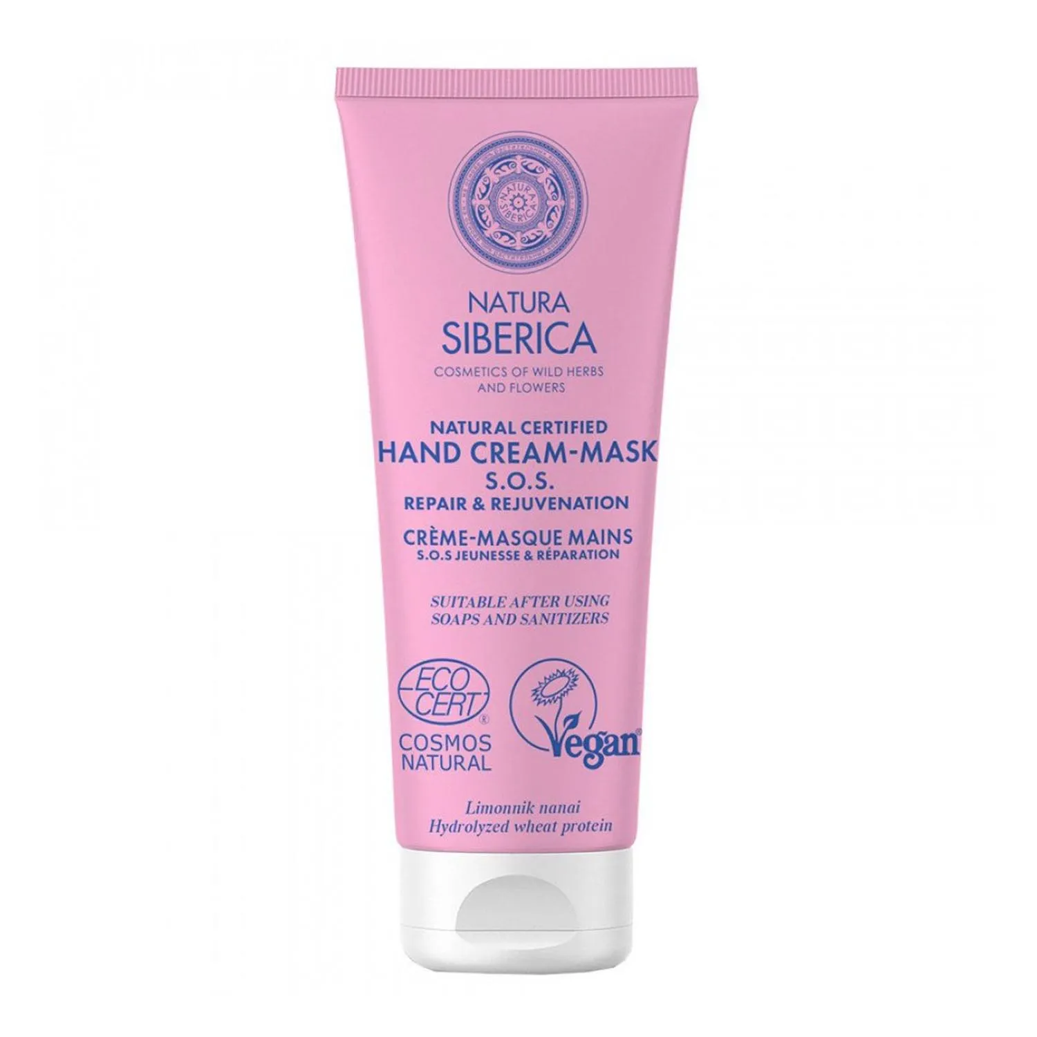 Natura Siberica Sos Cremas De Manos Reparacion Rejuvenecimiento 75ml