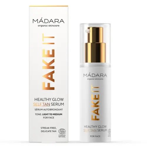 MÁDARA Fake It Zelfbruinend Gezichtsserum Light to Medium | Unisex 30ml | Hydraterend
