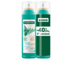 Klorane A LA ORTIGA sebum-regulating dry shampoo for brown/dark hair pack 2 x 150 ml